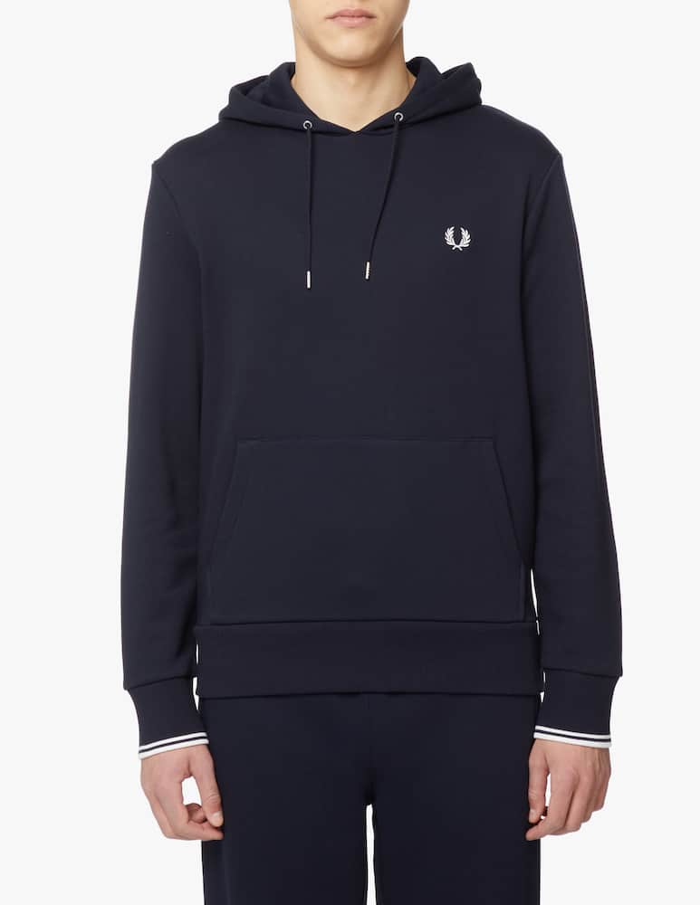 rinascente Fred Perry Felpa con cappuccio basica - blu