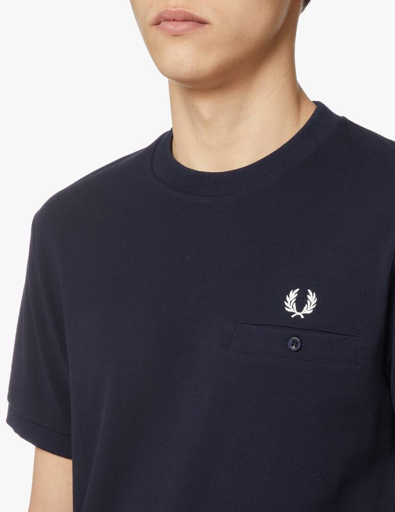 rinascente Fred Perry Piquet pocket t-shirt - blue