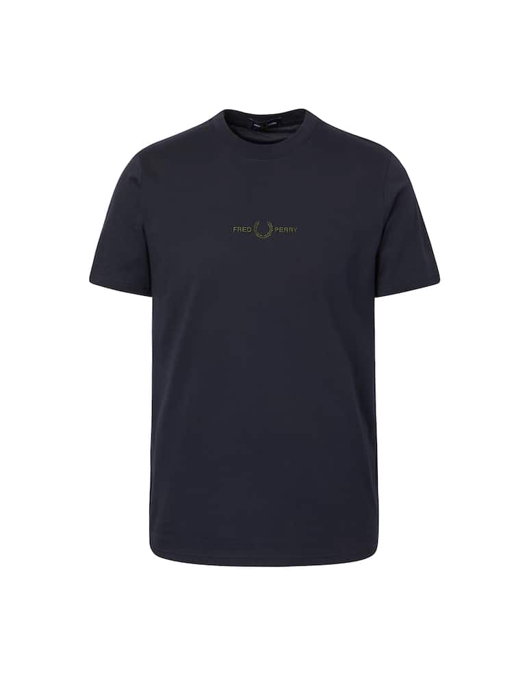 rinascente Fred Perry Embroidered logo t-shirt - blue