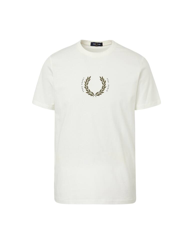 rinascente Fred Perry Laurel print t-shirt - white