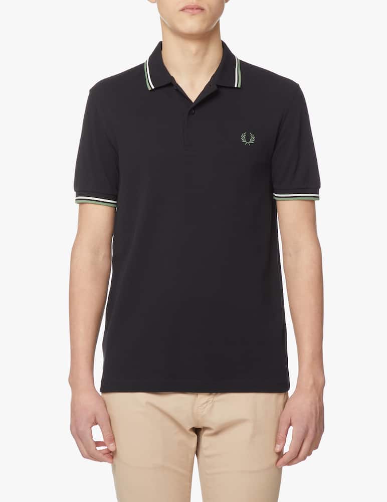 Fred Perry Cotton basic polo - black - picture 1 Fred Perry Cotton basic polo - black - picture 1