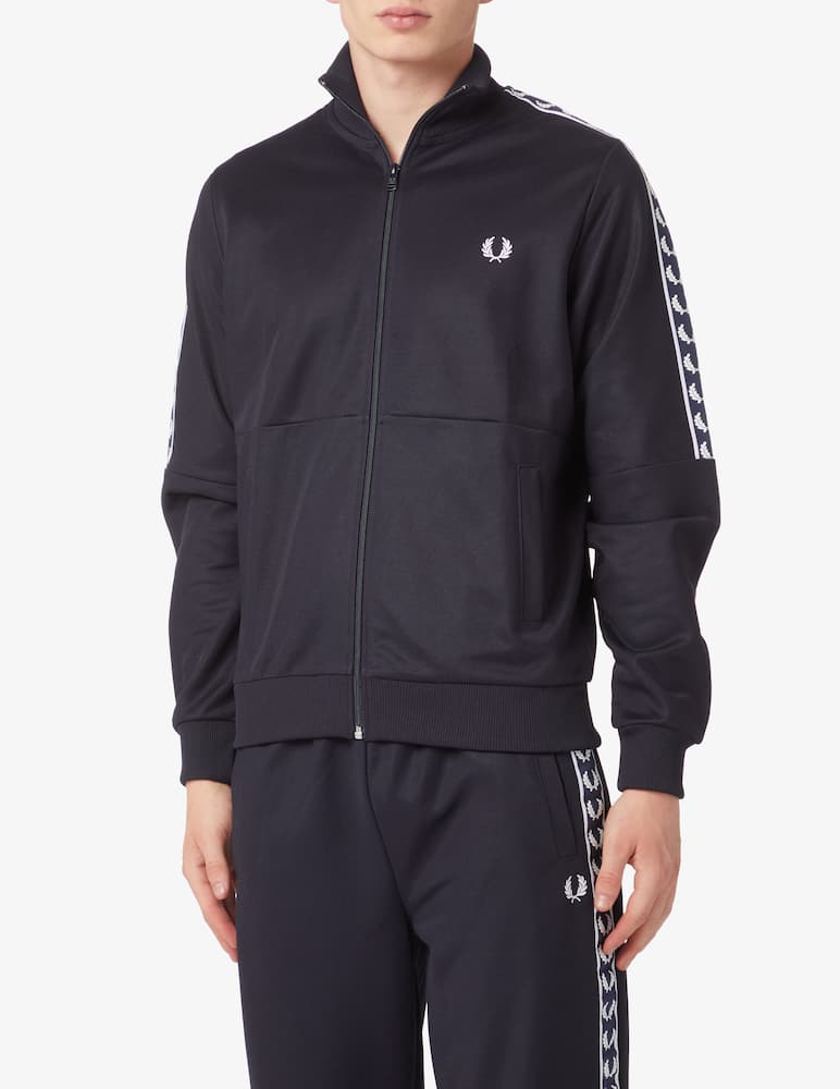 Fred Perry Track jacket with half tape - Black - picture 1 Fred Perry Track jacket with half tape - Black - picture 1