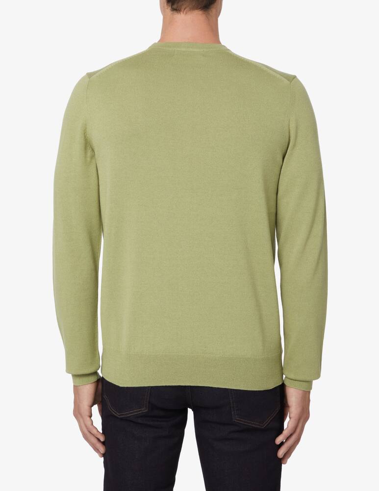 rinascente Fred Perry Maglione girocollo con logo - Oliva