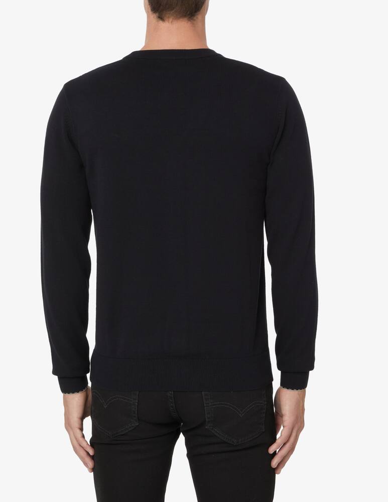 rinascente Fred Perry Cotton cardigan with logo - Black