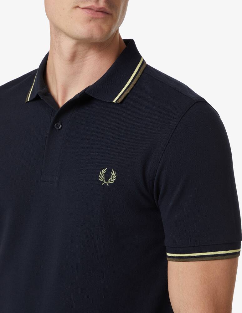rinascente Fred Perry Polo basic con profili - Blu