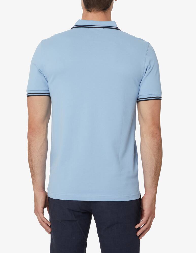 Fred Perry Basic polo with profiles - Light blue - picture 3 Fred Perry Basic polo with profiles - Light blue - picture 3