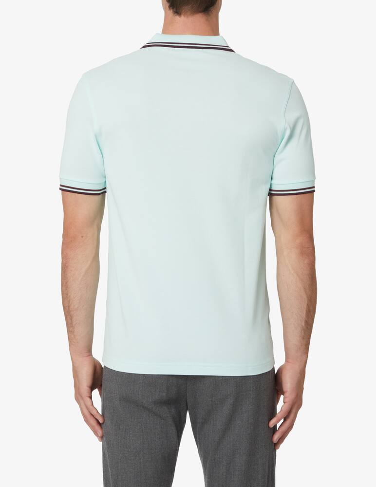rinascente Fred Perry Basic polo with profiles - Light blue