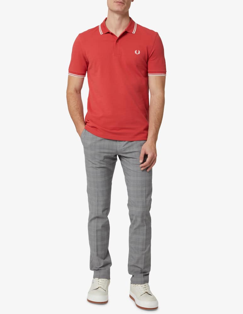 rinascente Fred Perry Basic polo with profiles - Red