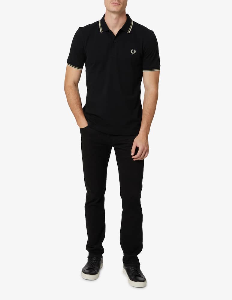 rinascente Fred Perry Polo basic con profili - Nero