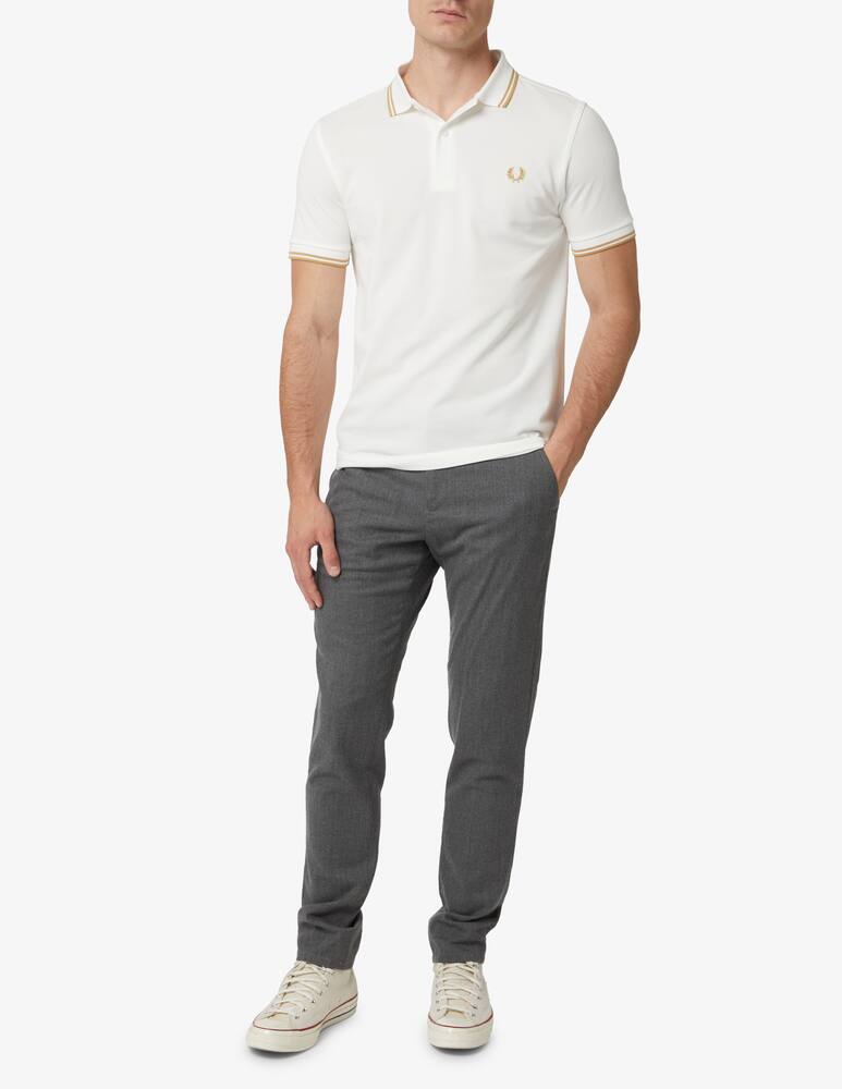 rinascente Fred Perry Polo basic con profili - Bianco