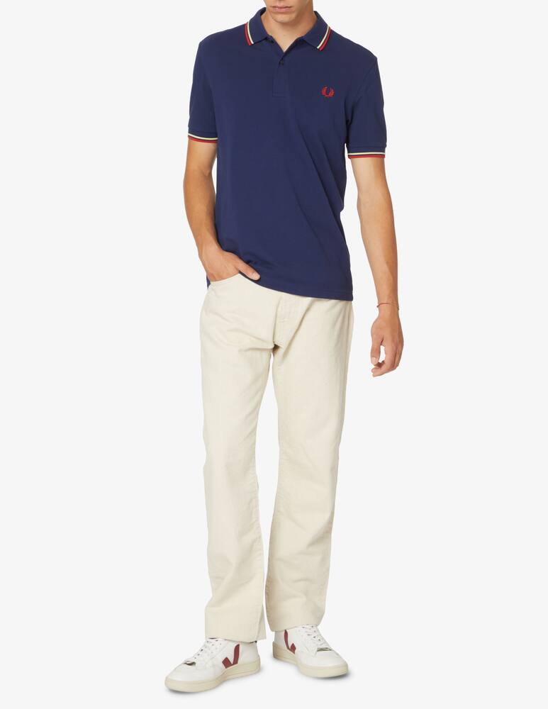 rinascente Fred Perry Basic polo with profiles - Blue