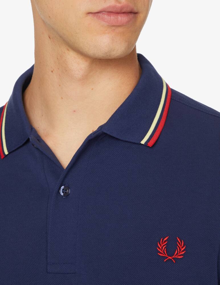 rinascente Fred Perry Basic polo with profiles - Blue
