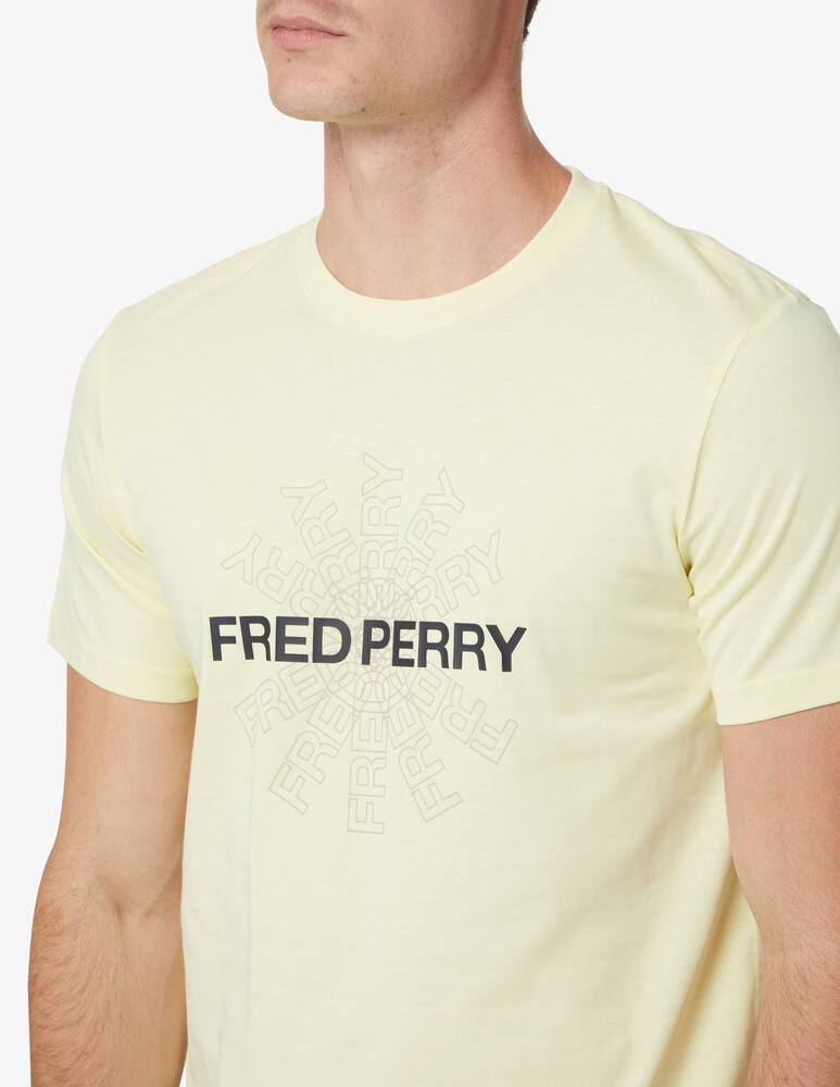 rinascente Fred Perry Maxi logo t-shirt - Yellow