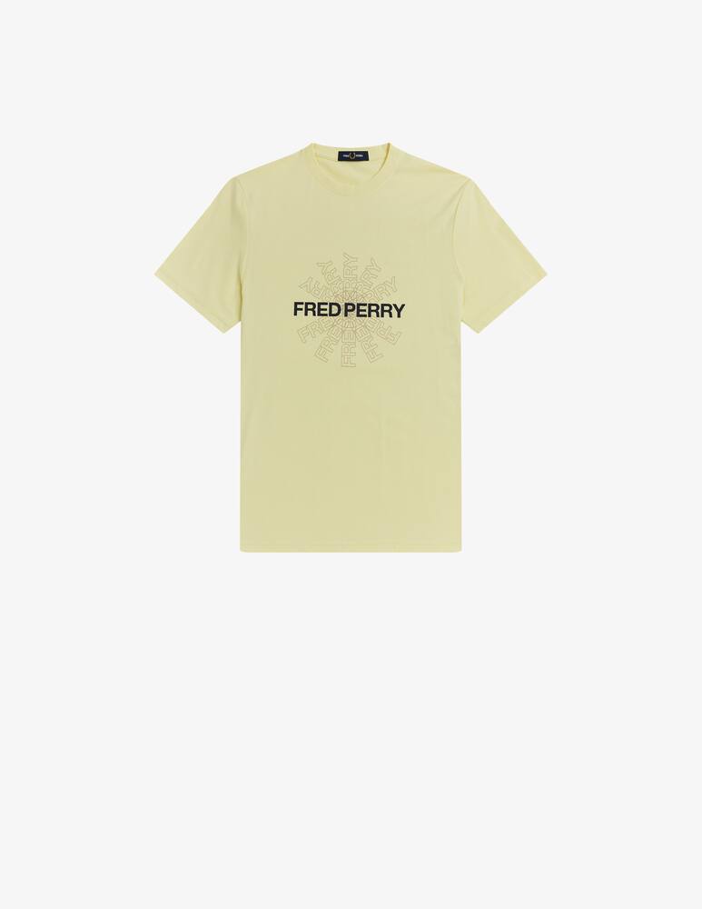rinascente Fred Perry Maxi logo t-shirt - Yellow