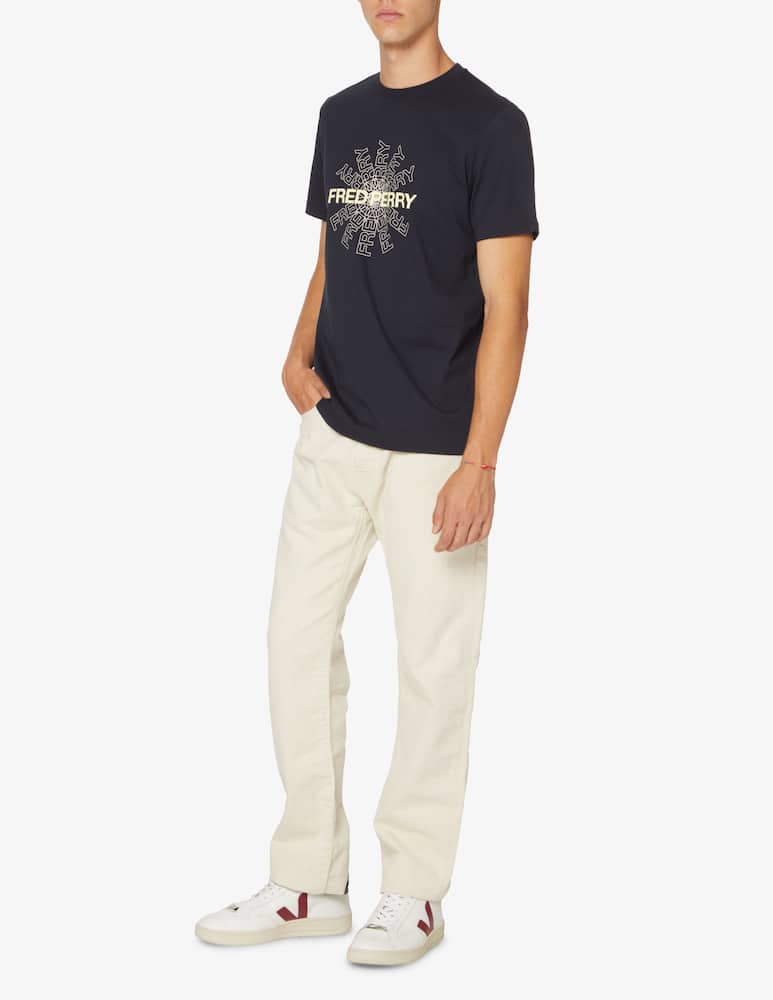 rinascente Fred Perry Maxi logo t-shirt - Blue