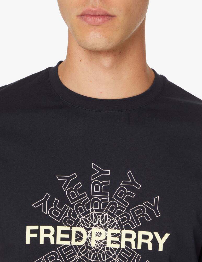 rinascente Fred Perry Maxi logo t-shirt - Blue