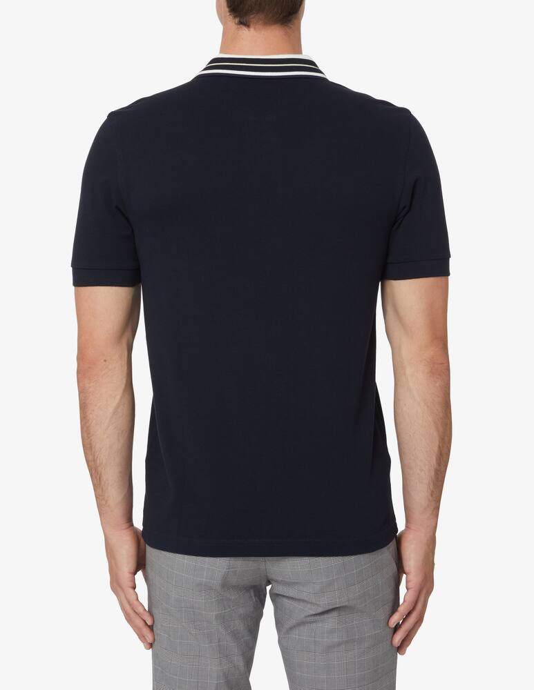 rinascente Fred Perry Tramline tipped polo - Blue