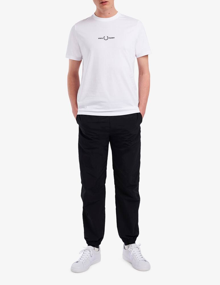 rinascente Fred Perry Maglietta loghino scritta centro