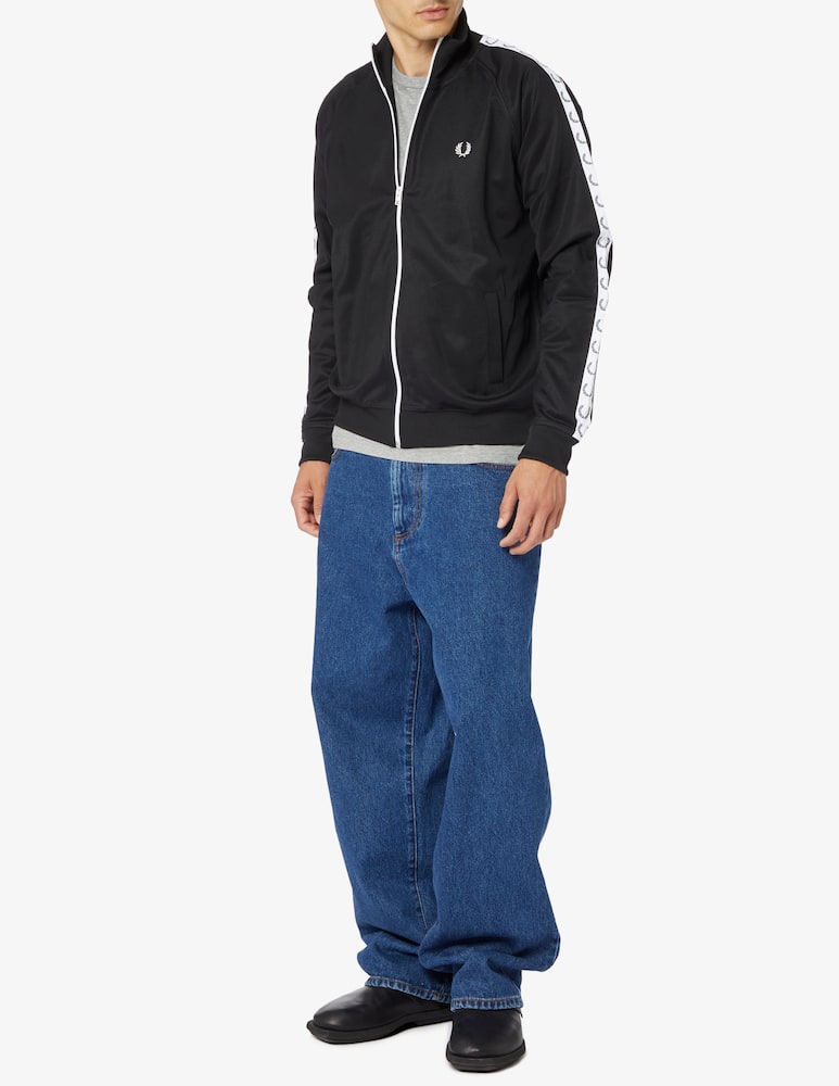 rinascente Fred Perry Felpa trucker banda laterale