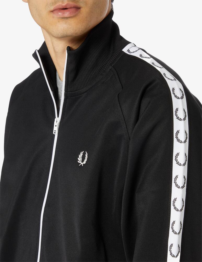 rinascente Fred Perry Felpa trucker banda laterale