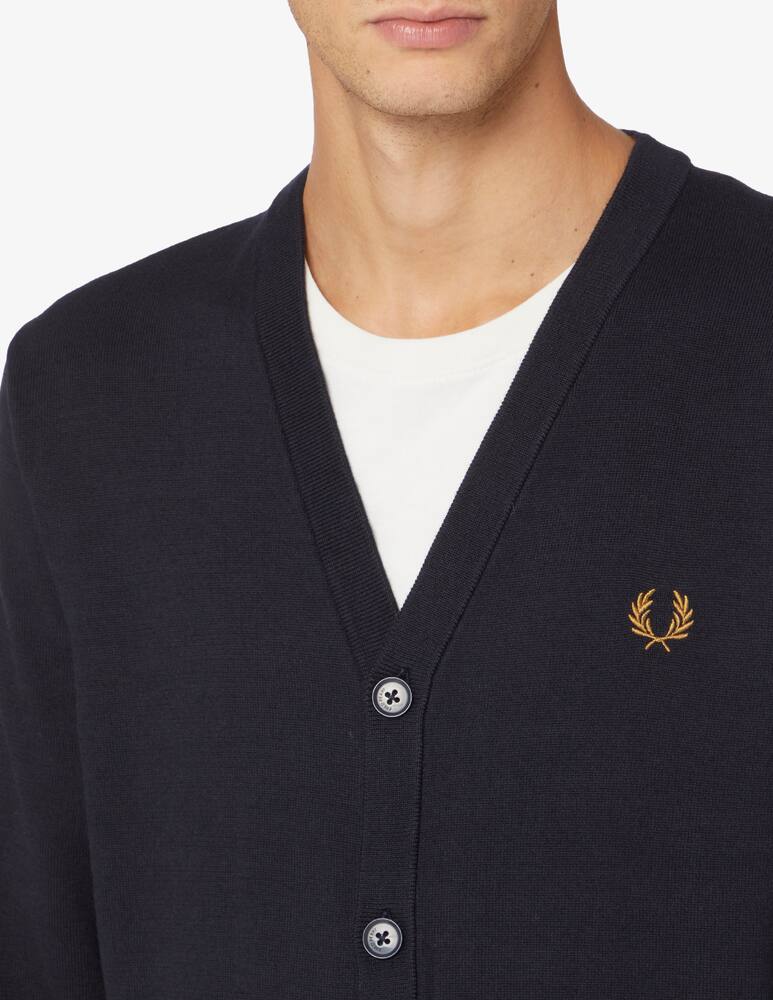 Fred Perry Wool and cotton cardigan - picture 4 Fred Perry Wool and cotton cardigan - picture 4