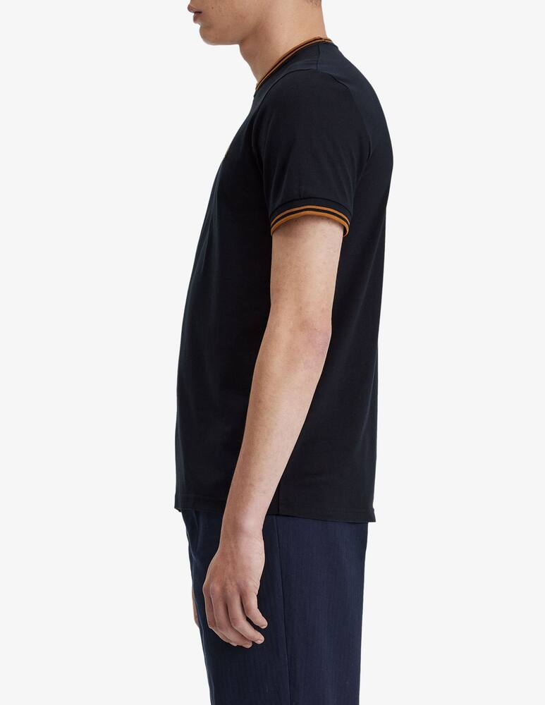 Fred Perry T-shirt profili a contrasto - immagine 3 Fred Perry T-shirt profili a contrasto - immagine 3
