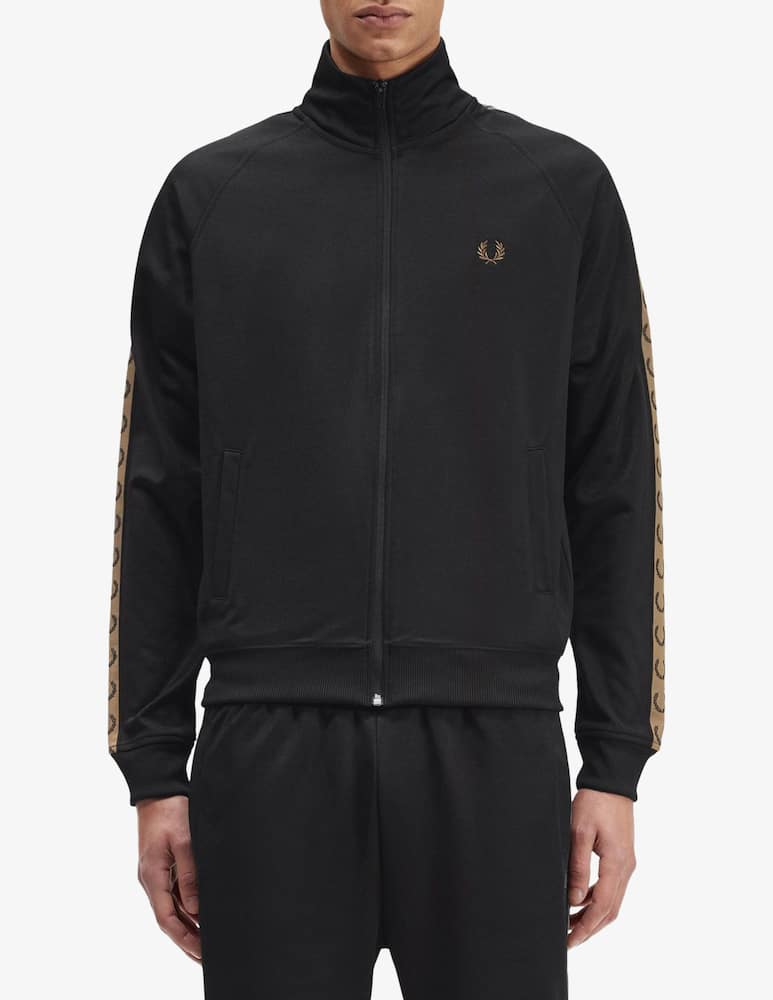 Fred Perry Felpa zip con tape - immagine 1 Fred Perry Felpa zip con tape - immagine 1