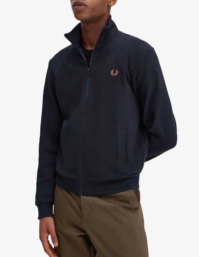 rinascente Fred Perry Felpa girocollo con cerniera e logo