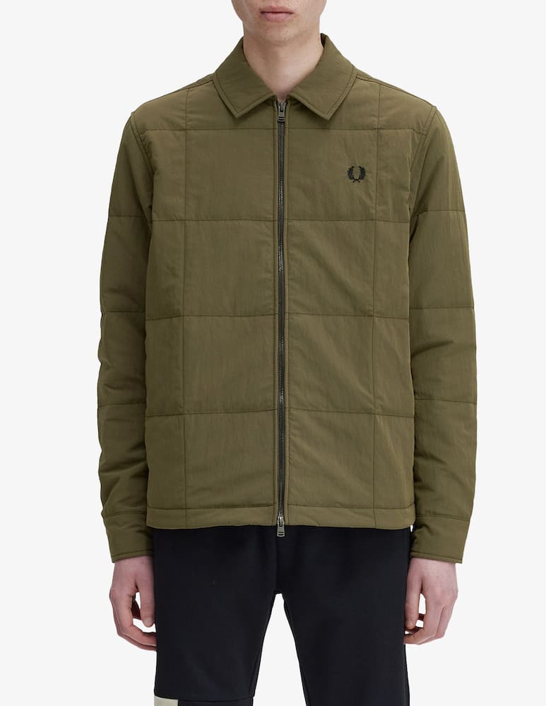 Fred Perry Giacca trapuntata con crepe - immagine 1 Fred Perry Giacca trapuntata con crepe - immagine 1