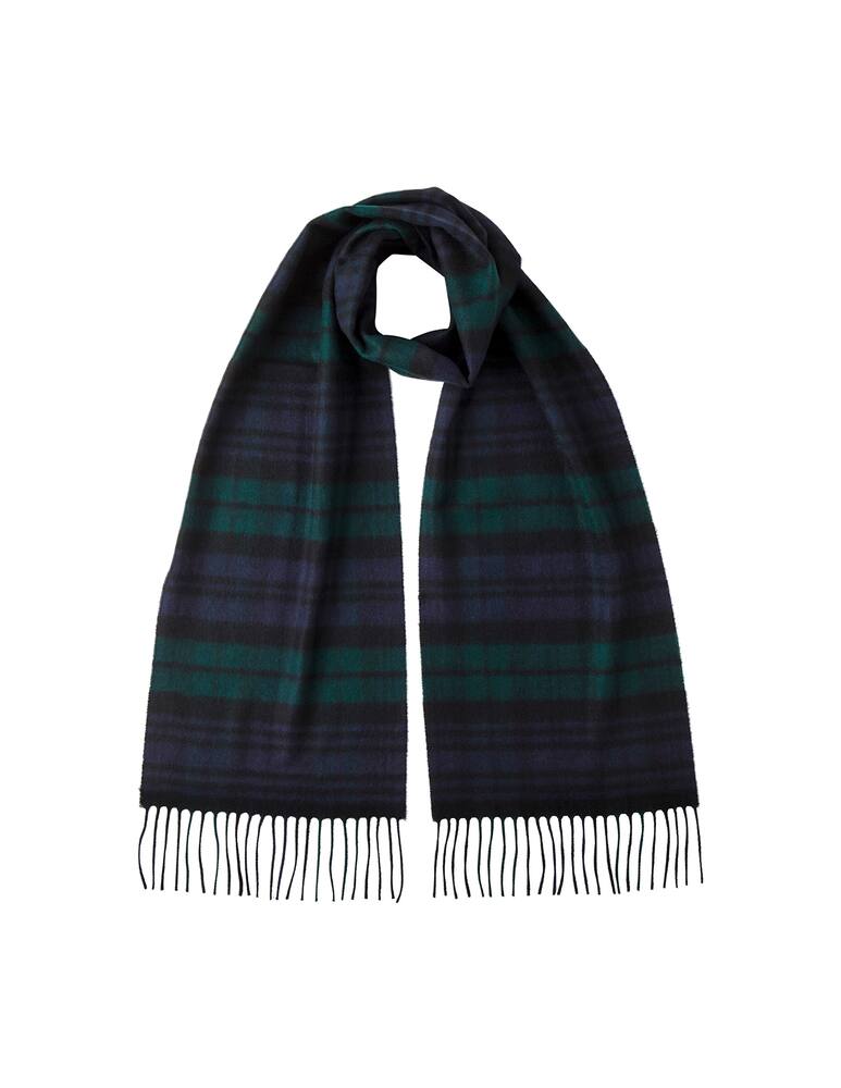 rinascente Johnstons of Elgin Sciarpa woven in cashmere - Nero