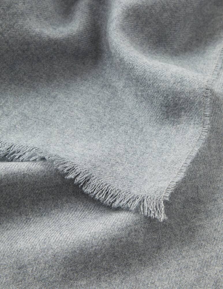 rinascente Johnstons of Elgin Extra fine merino wool woven scarf - Blue