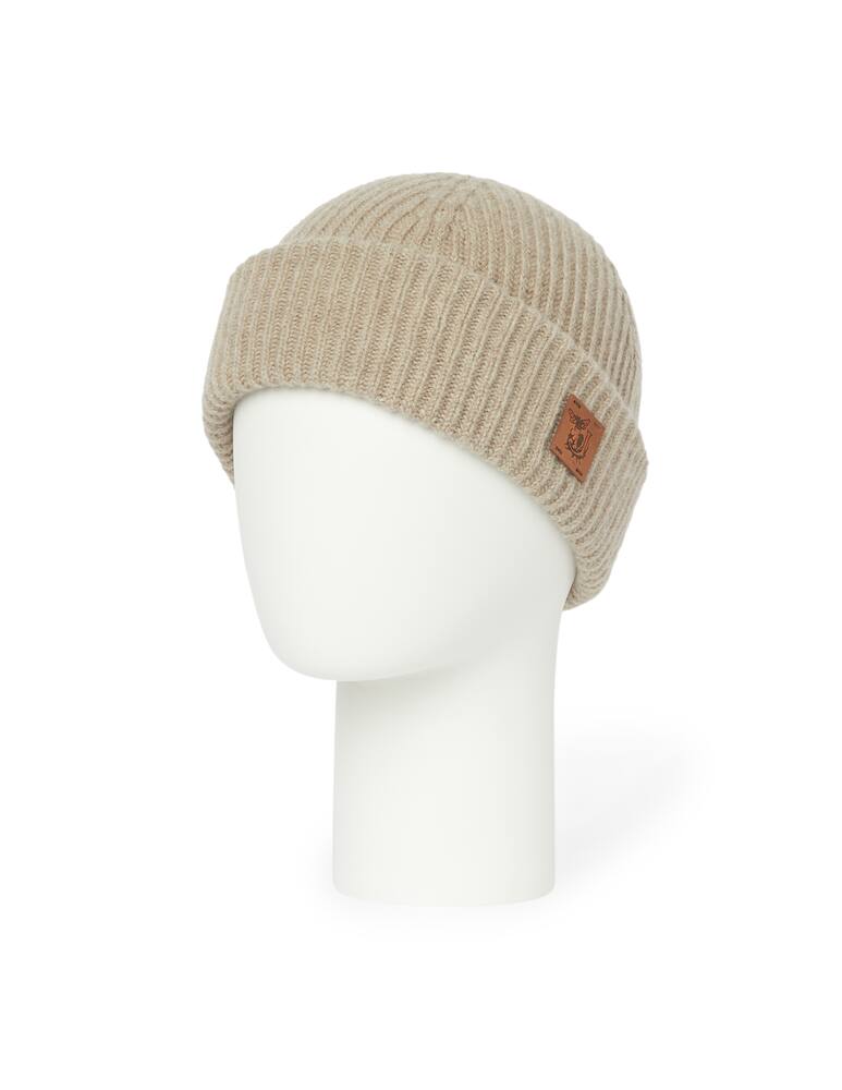 rinascente Johnstons of Elgin Cappello beanie in lana e cashmere - Beige