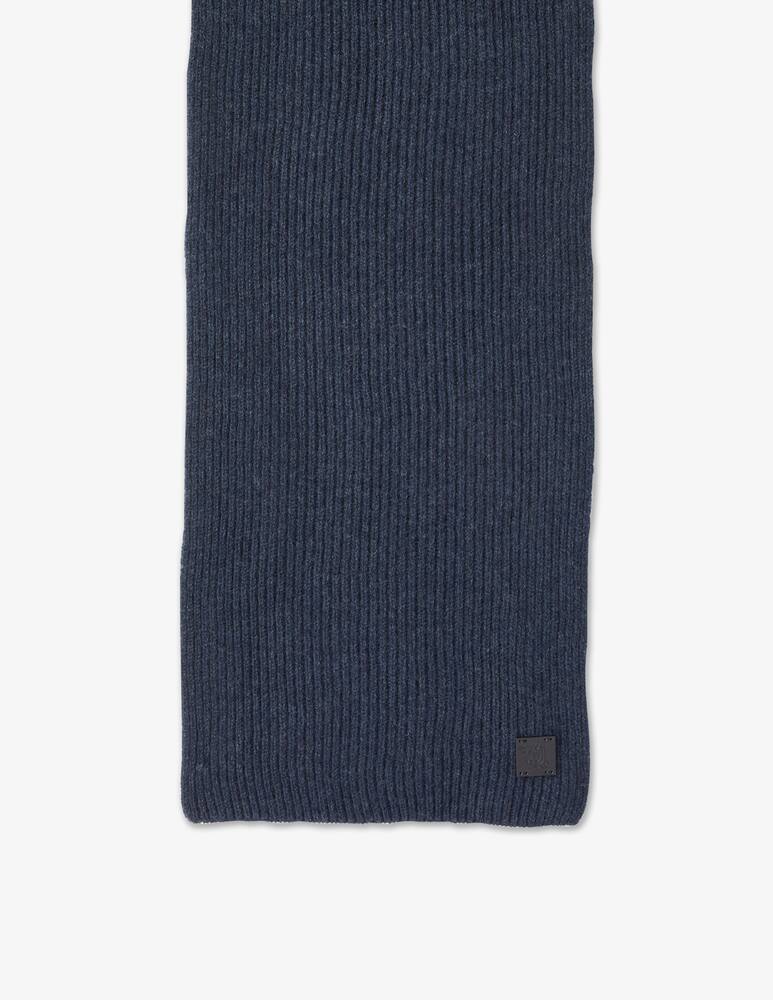 rinascente Johnstons of Elgin Cashmere knitted scarf - Blue