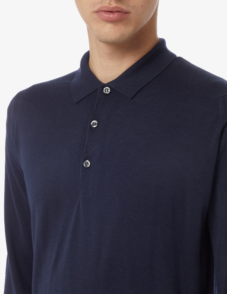 rinascente John Smedley Wool polo shirt