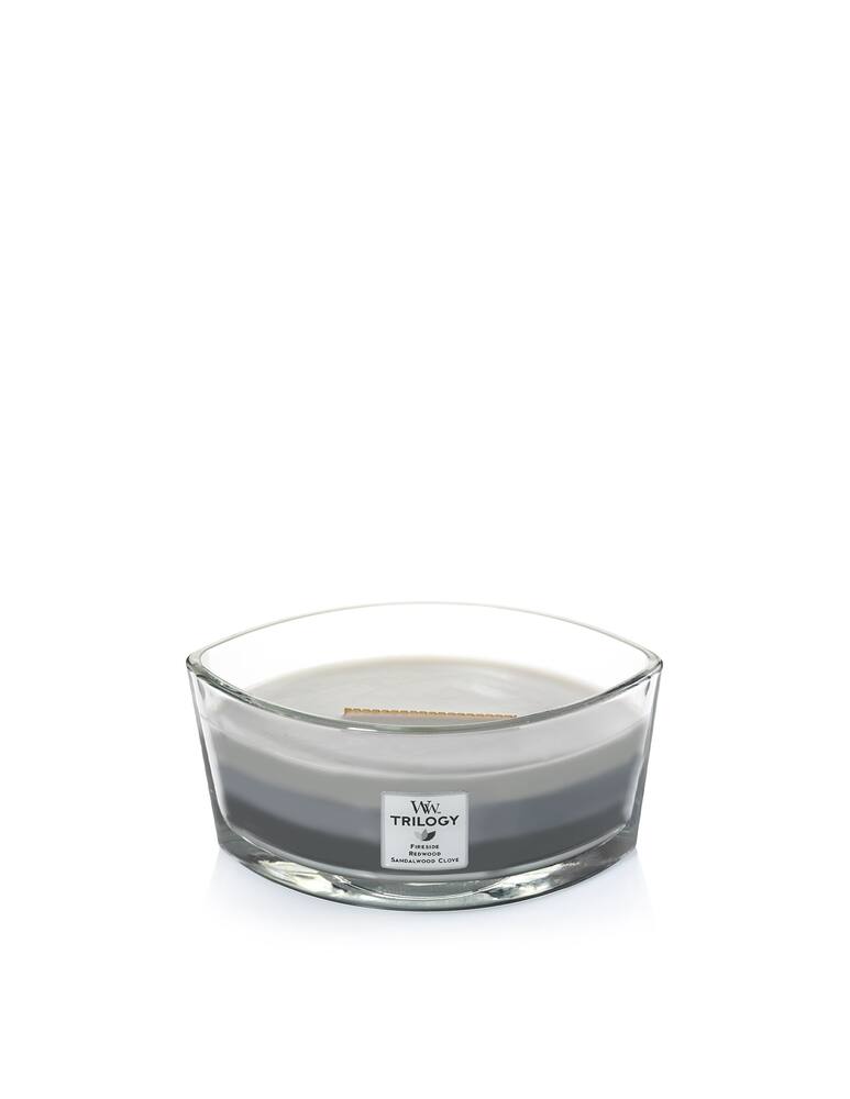 Woodwick Candela Ellipse Trilogy Warm Woods - immagine 2 Woodwick Candela Ellipse Trilogy Warm Woods - immagine 2