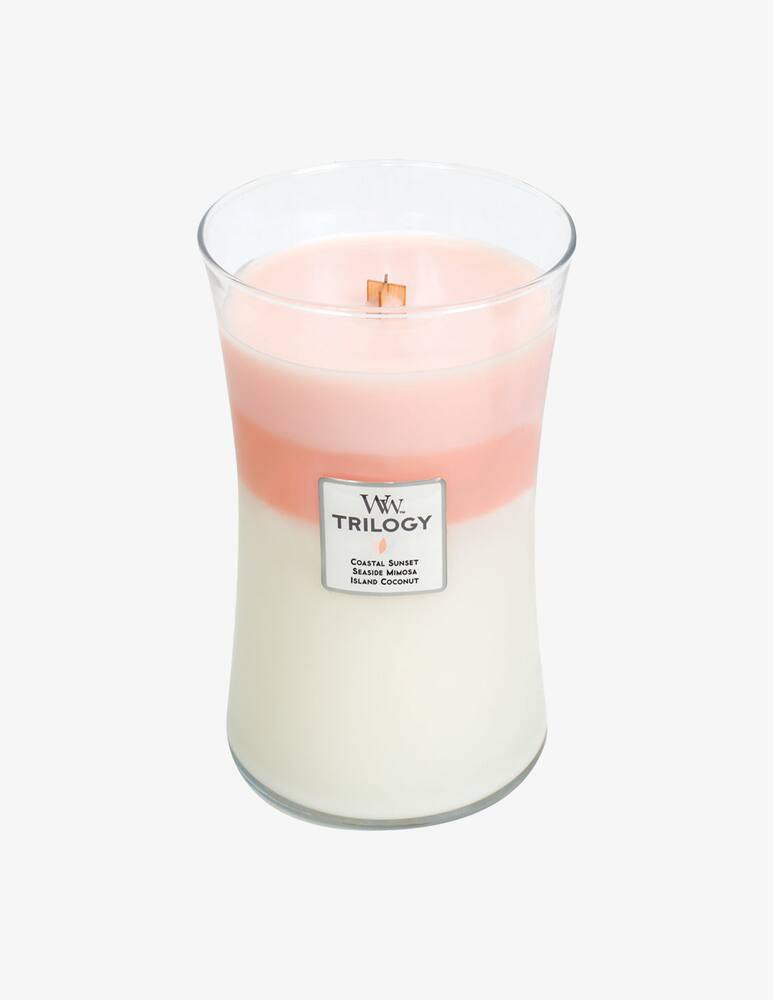 rinascente Woodwick Candle Large Trilogy Island Getaway - Multicolor
