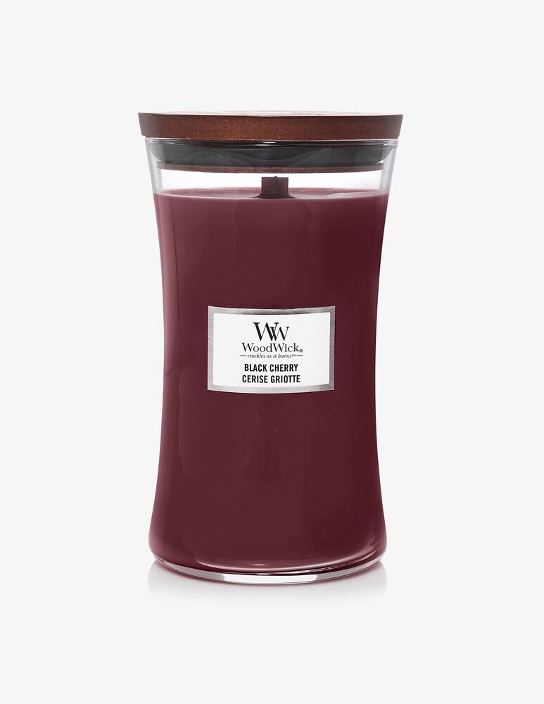rinascente Woodwick Candle Large Black Cherry