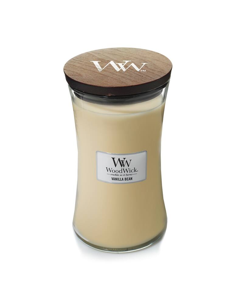 Woodwick Candela Grande Vanilla Bean - immagine 1 Woodwick Candela Grande Vanilla Bean - immagine 1