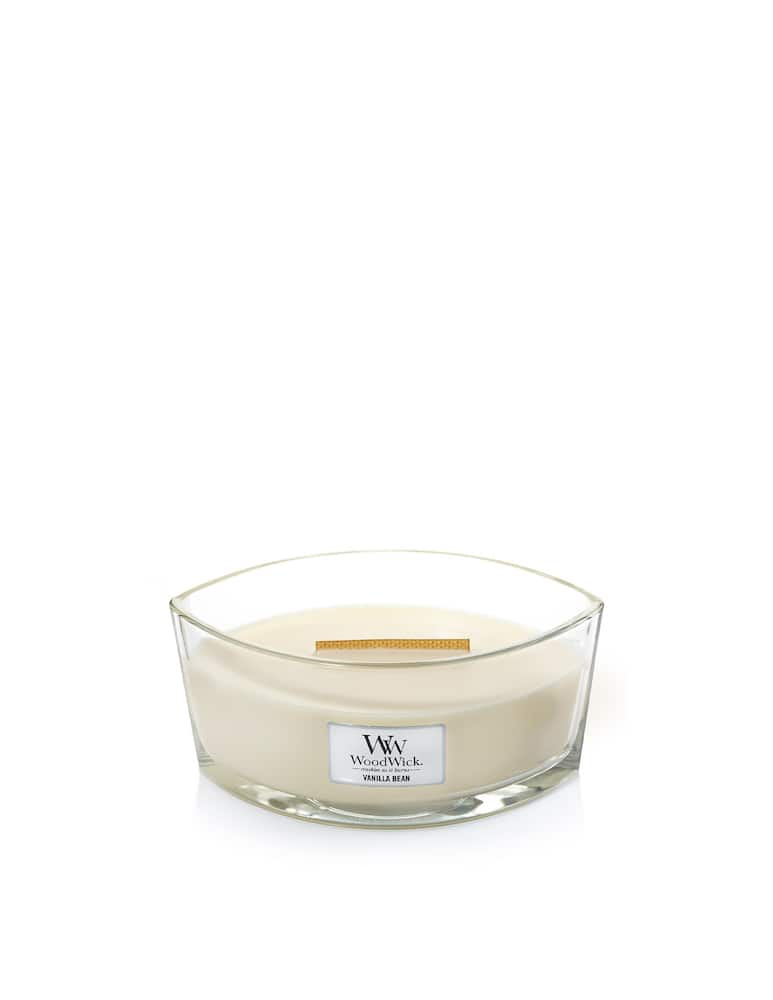 Woodwick Candela Ellipse Vanilla Bean - immagine 2 Woodwick Candela Ellipse Vanilla Bean - immagine 2