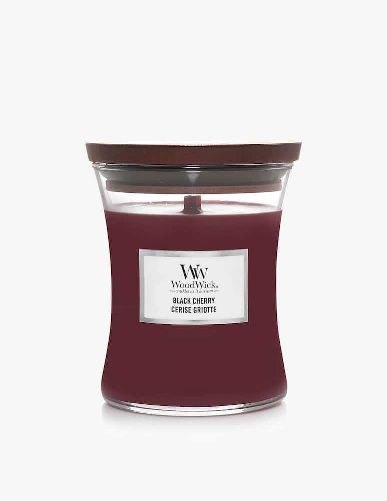 rinascente Woodwick Candle Medium Black Cherry