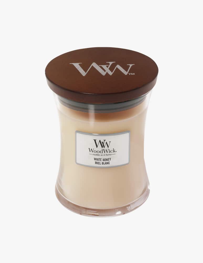 Woodwick Candela Media White Honey - immagine 1 Woodwick Candela Media White Honey - immagine 1