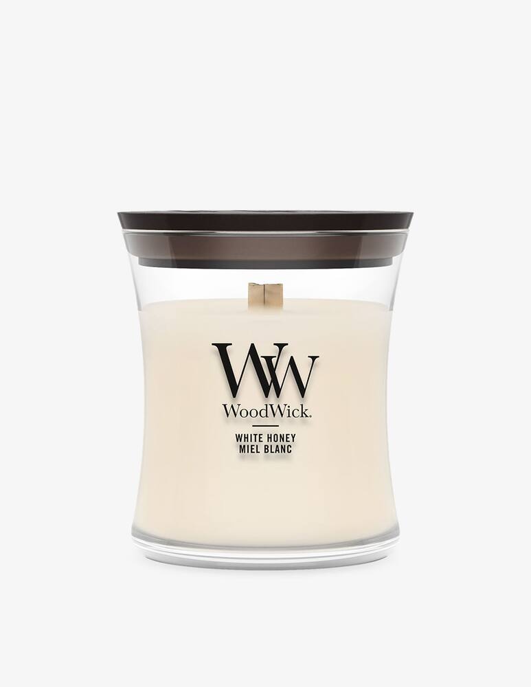 rinascente Woodwick Small Candle White Honey
