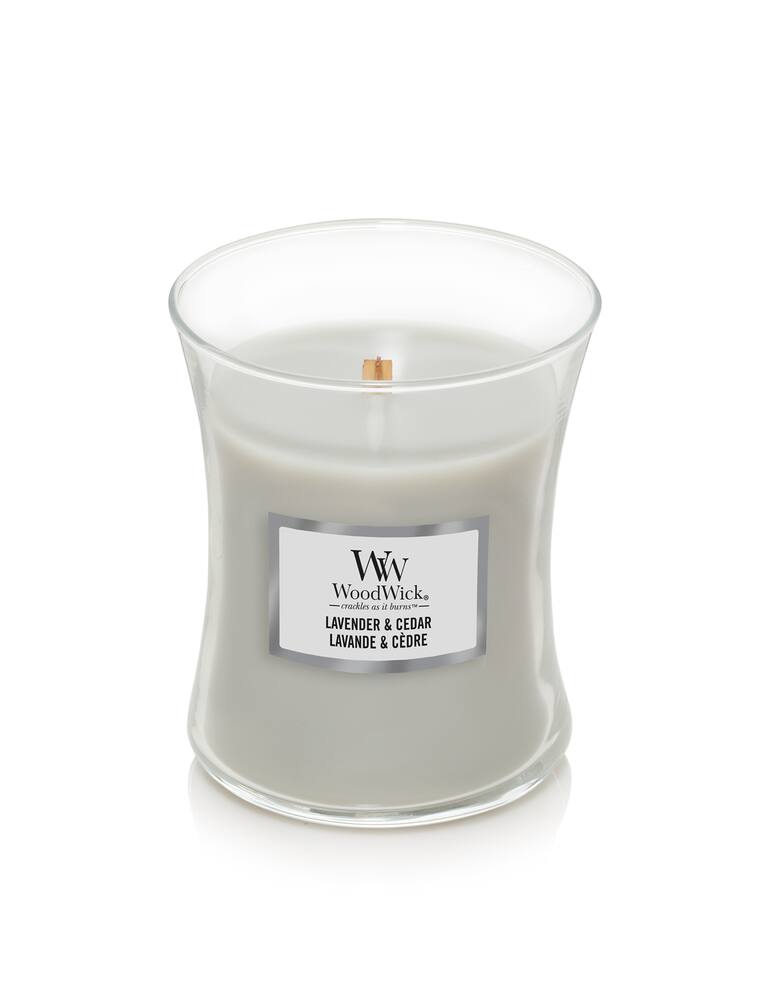 rinascente Woodwick Candela Media Lavender&Cedar - Viola