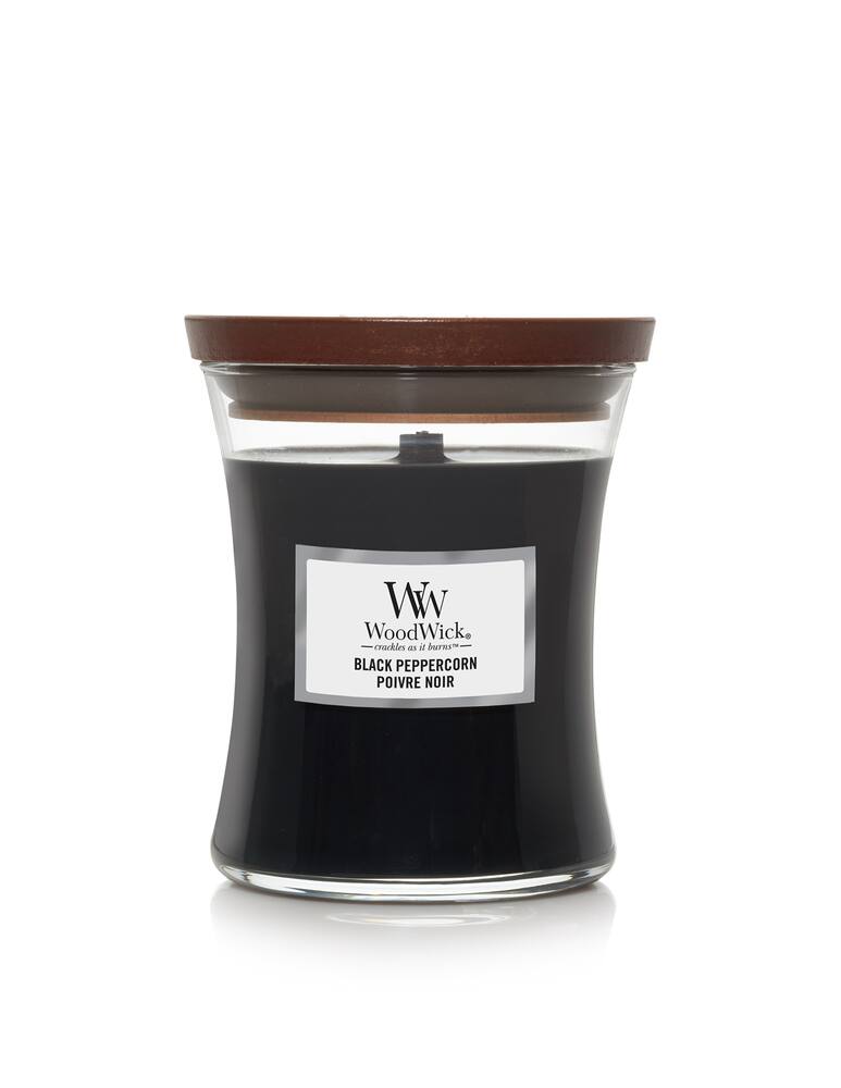 rinascente Woodwick Candela Media Black Peppercorn - Nero