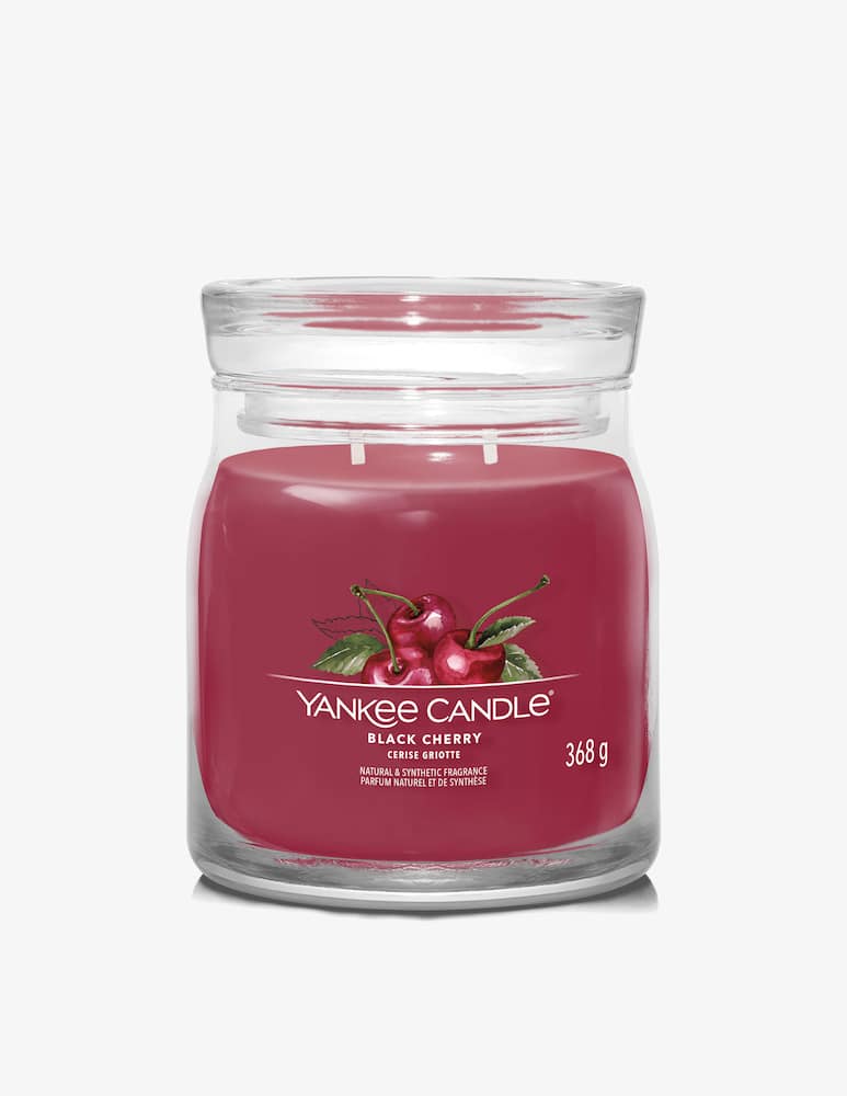 Yankee Candle Giara Medium Signature Black Cherry - picture 1 Yankee Candle Giara Medium Signature Black Cherry - picture 1
