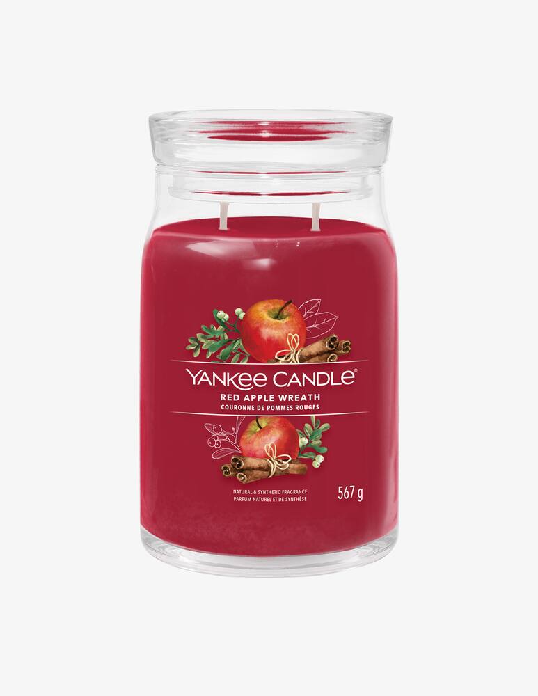 rinascente Yankee Candle Signature Giara Grande Red Apple Wreath