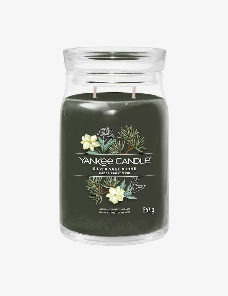 rinascente Yankee Candle Signature Giara Grande Silver Sage & Pine