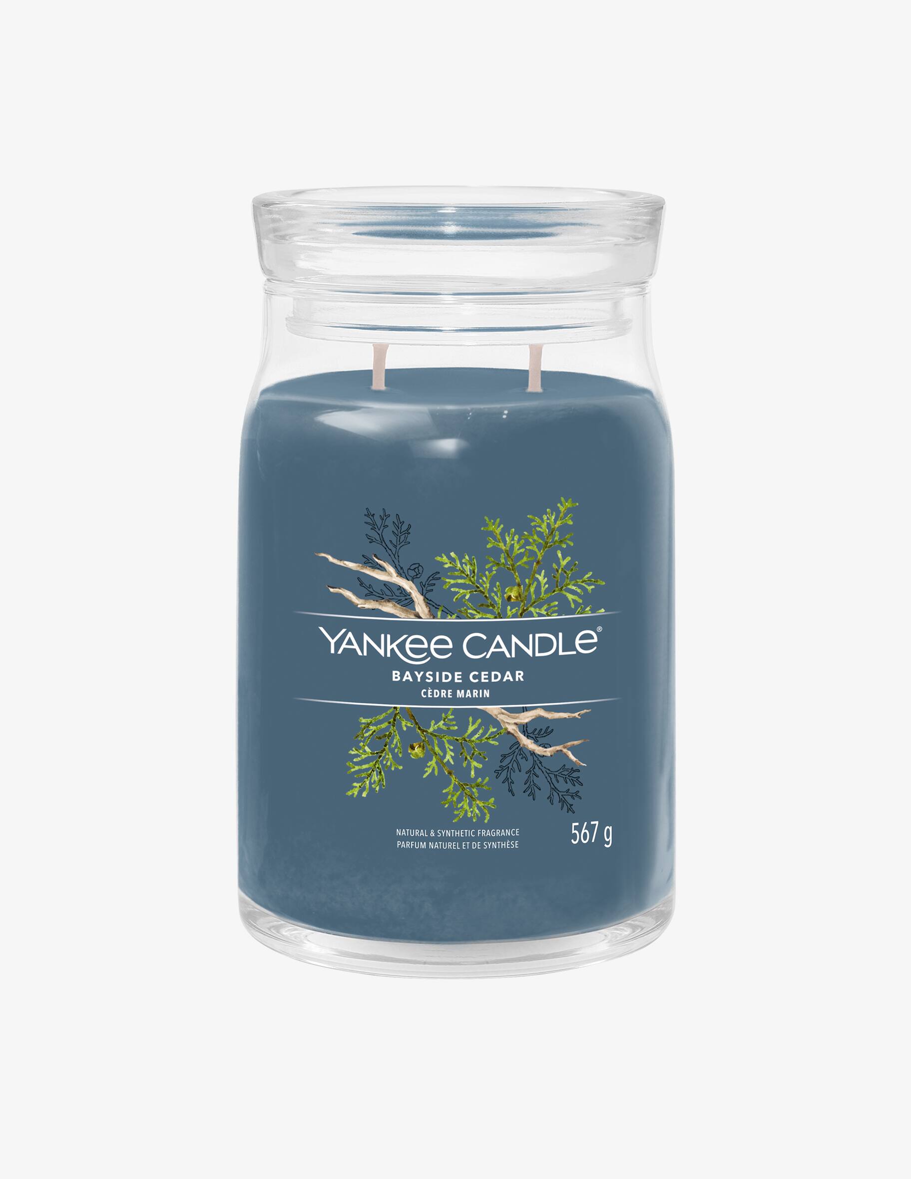 Yankee Candle Signature Serenity Stone – Großes Duftglas, Frühlingsduft, Für Entspannte Stunden & Wohlfühlmomente