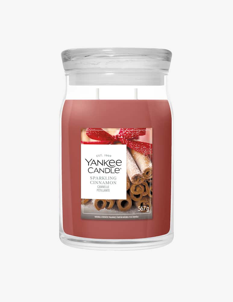 Yankee Candle Signature Large Jar Sparkling Cinnamon - picture 1 Yankee Candle Signature Large Jar Sparkling Cinnamon - picture 1