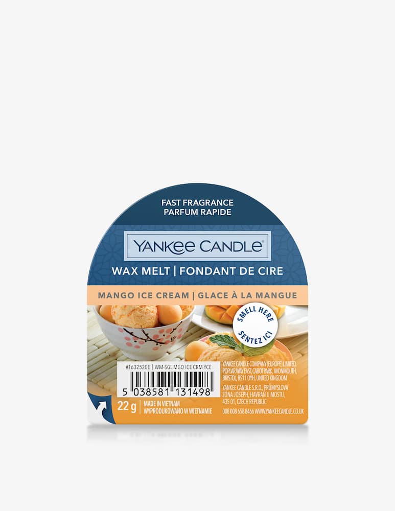 Yankee Candle Cera Da Fondere Mango Ice Cream - immagine 1 Yankee Candle Cera Da Fondere Mango Ice Cream - immagine 1